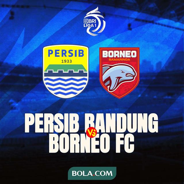 BRI Liga 1 - Persib Bandung Vs Borneo FC
