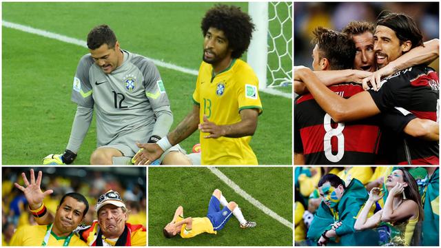 Momen Brasil Dibuat Luluh Lantak Oleh Jerman di Piala Dunia 2014