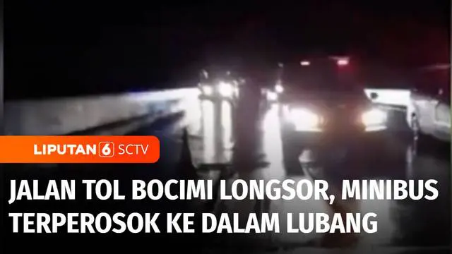 Memasuki musim arus mudik lebaran 2024, jalan tol Bogor-Ciawi-Sukabumi atau Bocimi longsor pada Rabu malam. Longsor mengakibatkan ada sebuah minibus terperosok ke dalam lubang, dan melukai dua penumpangnya.