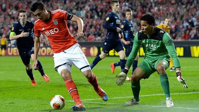 Dua Gol Rodrigo Antar Benfica ke Semifinal Europa League 