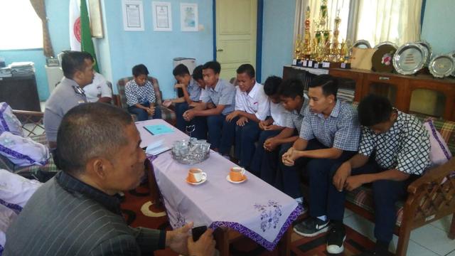 Mediasi pertengkaran pelajar SMP di Garut