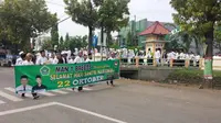 Hari Santri Nasional di Brebes, Jawa Tengah. (Liputan6.com/Fajar Eko Nugroho)