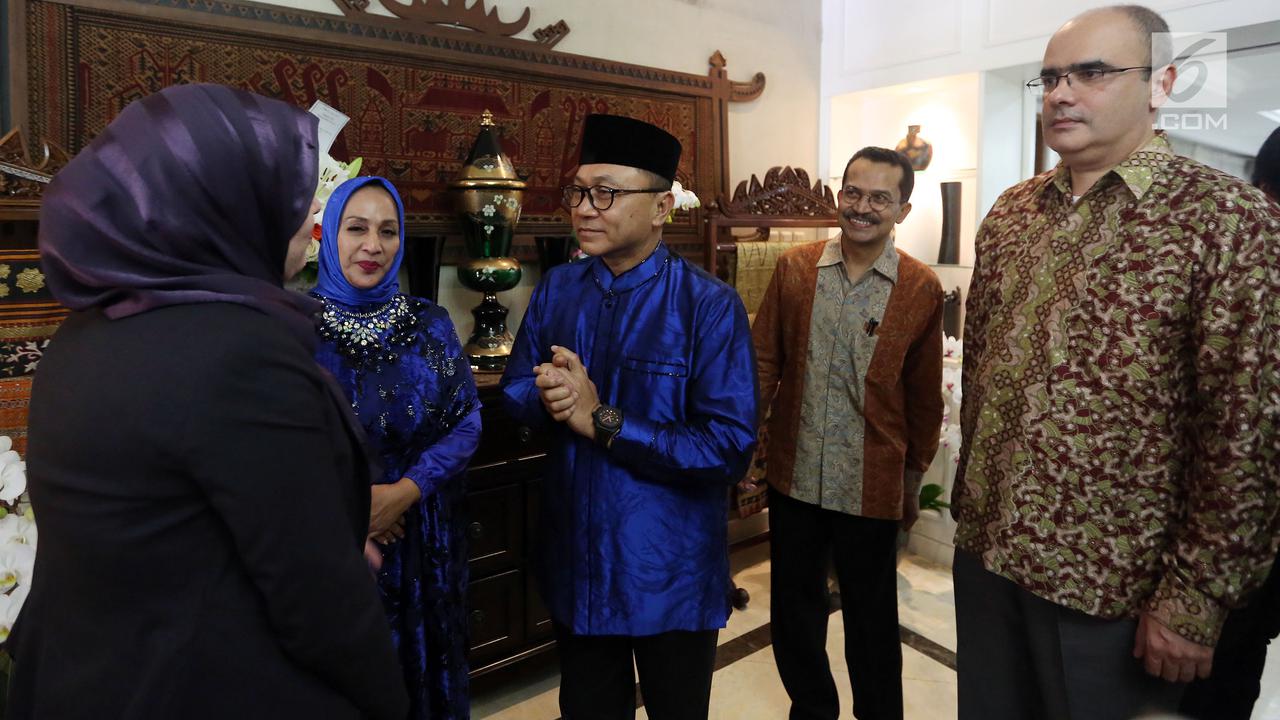 Open House Lebaran, Ketua MPR Bersilaturahmi dengan Sejumlah Tokoh