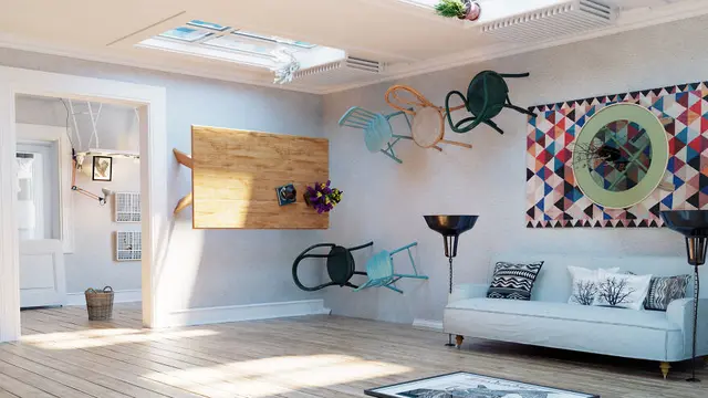 8 Potret Desain Interior 3D Ini Menipu Mata, Bak Sungguhan