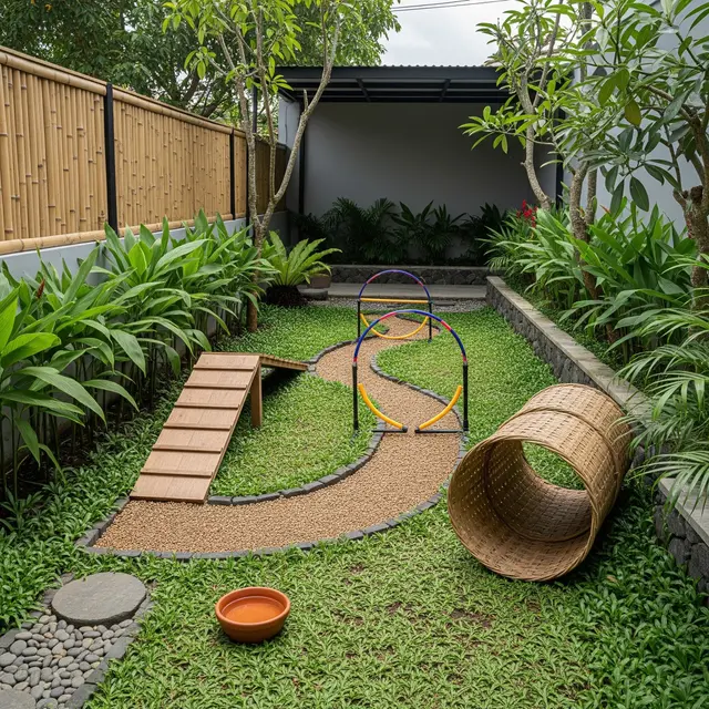 Desain Halaman Belakang Rumah Kecil yang Bisa Disulap Jadi Pet Area