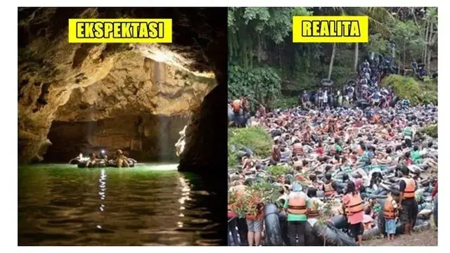 10 Potret Ekspektasi vs Realita Tempat Wisata Ini Jauh dari Bayangan, Gagal Healing