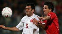 Legenda tim nasional Turki, Hakan Sukur. (AFP/Mustafa Ozer).
