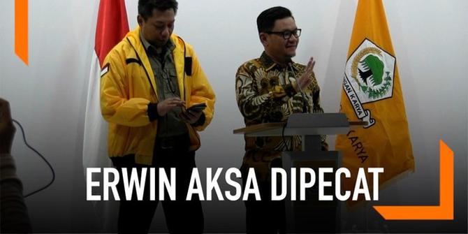 VIDEO: Dukung Prabowo-Sandi, Erwin Aksa Diberhentikan dari Golkar