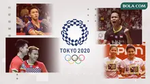 Anthony Ginting, Jonathan Christi, Kevin/Marcus, Greysia/Apriyani. (Bola.com/Dody Iryawan)