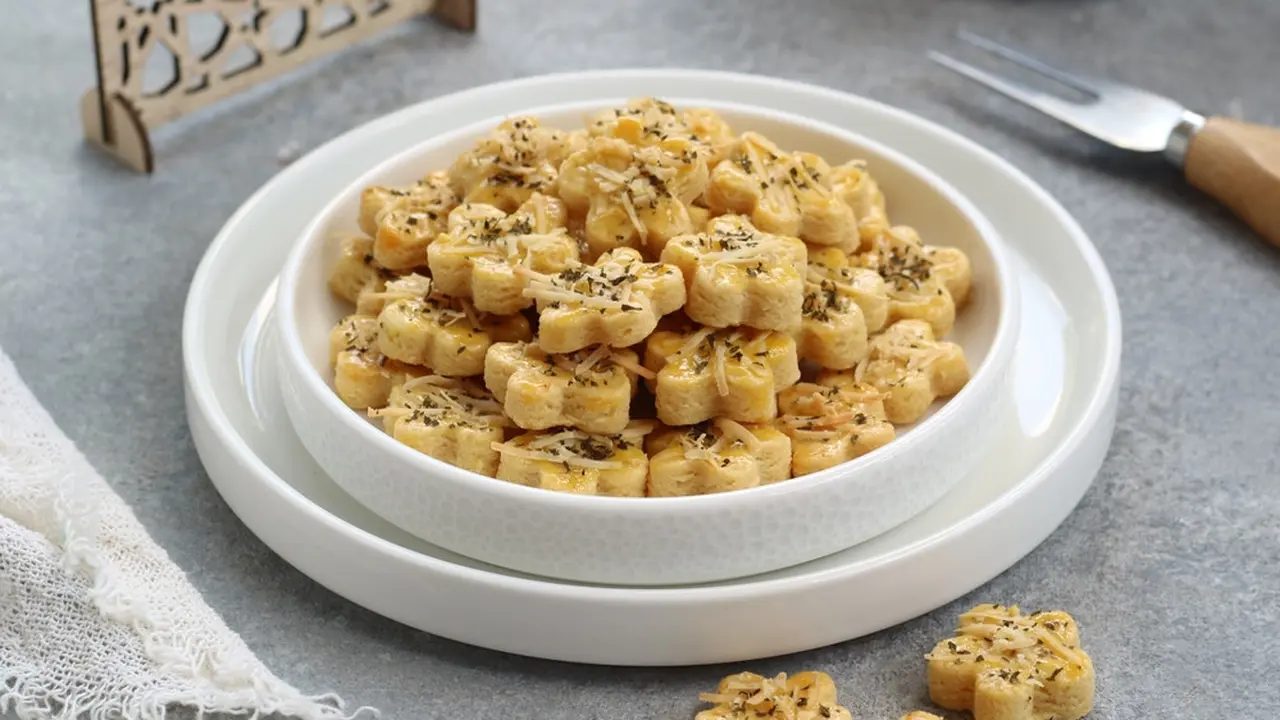 resep kue kering garlic cookies