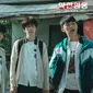 Park Ji Hoon, Hong Kyung, dan Choi Hyun Wook bintangi serial aksi Weak Hero Class 1. (Dok: Instagram @wavve.official)