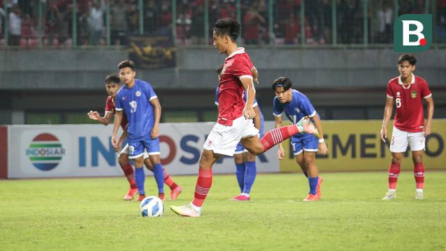 Foto: Parade Gol dan Selebrasi Rabbani Tasnim Saat Cetak Hattrick untuk Timnas Indonesia U-19 di Ajang Piala AFF U-19 2022