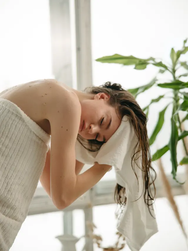 Keringkan Rambut secara Alami