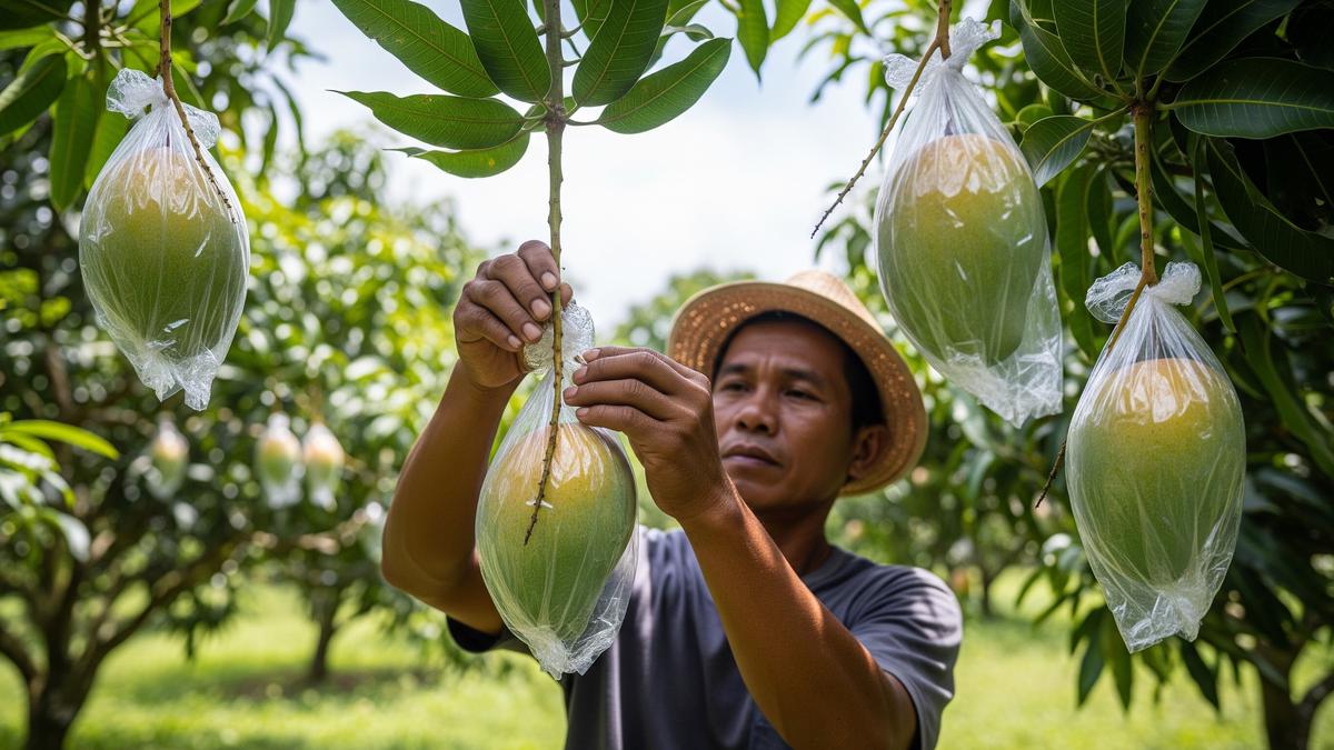 Kapan Waktu Tepat Membungkus Buah Mangga agar Tidak Rontok? Ini 4 Panduannya