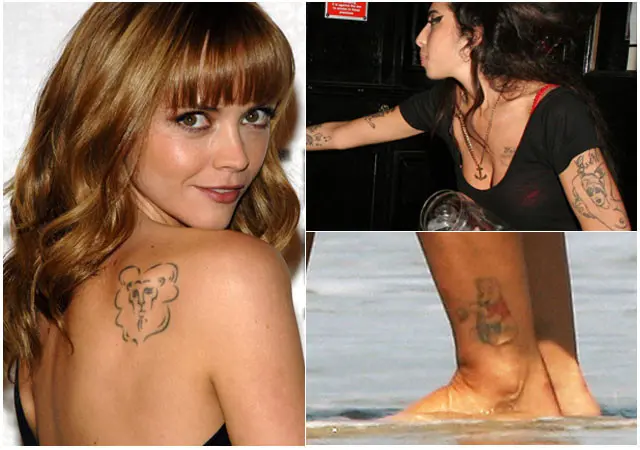 Beberapa bintang Hollywood dengan tato mereka