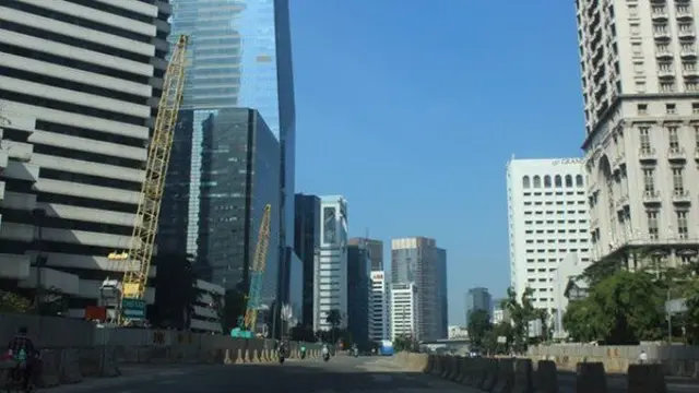 Potret lengangnya Jakarta saat musim mudik (Hak Cipta: Brilio/frs)
