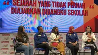 Alumni Trisakti Pendukung Jokowi meluncurkan film yang menceritakan Tragedi Trisakti. (Liputan6.com/ Ratu Annisaa)