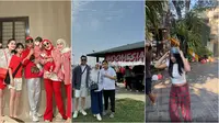 Artis yang ikut keseruan lomba 17 Agustus tahun 2024. (sumber: Instagram/ayutingting92/cindyfatikasari18/ramadhaniabakrie)