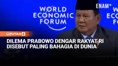 Presiden Prabowo ungkap Indonesia menjadi negara dengan rakyat yang paling bahagia dan makmur di dunia. Hal ini ia katakan dalam pidatonya di World Economic Forum 2026 di Davos, Swiss pada Kamis (22/1).