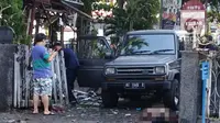 Suasana pasca ledakan gereja di Gereja Katolik Santa Maria, Gubeng, Surabaya, Minggu (13/5) (Liptan6.com/Istimewa)