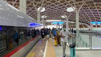 PT Kereta Cepat Indonesia China (KCIC) meluncurkan layanan baru bagi para penumpang Kereta Cepat Whoosh bernama Frequent Whoosher Card. (Foto: Tim Bisnis)