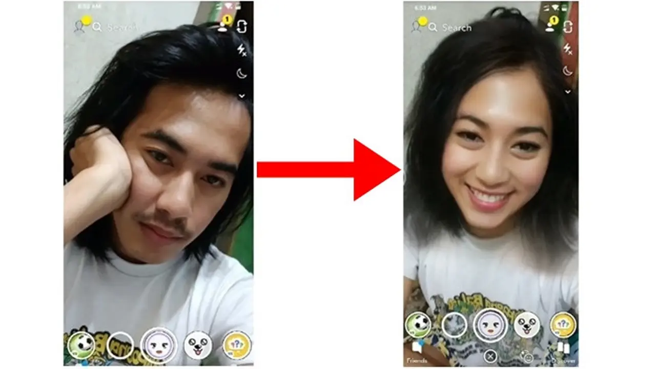 Pria Ini Gunakan Aplikasi Filter Foto, Hasilnya Mengejutkan