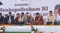 Menkopolhukam Mahfud MD mengunjungi Pondok Pesantren Nurul Hidayah Tahfidzul Qur'an Kecamatan Cibeureum, Kota Sukabumi (Liputan6.com/Fira Syahrin).