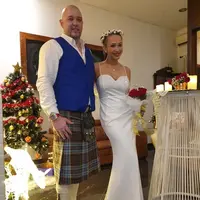 Kiki Fatmala dengan suami baru (Sumber: Instagram/qq_fatmala)