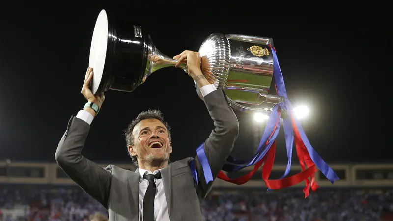 FOTO: Persembahan Terakhir Luis Enrique untuk Barcelona