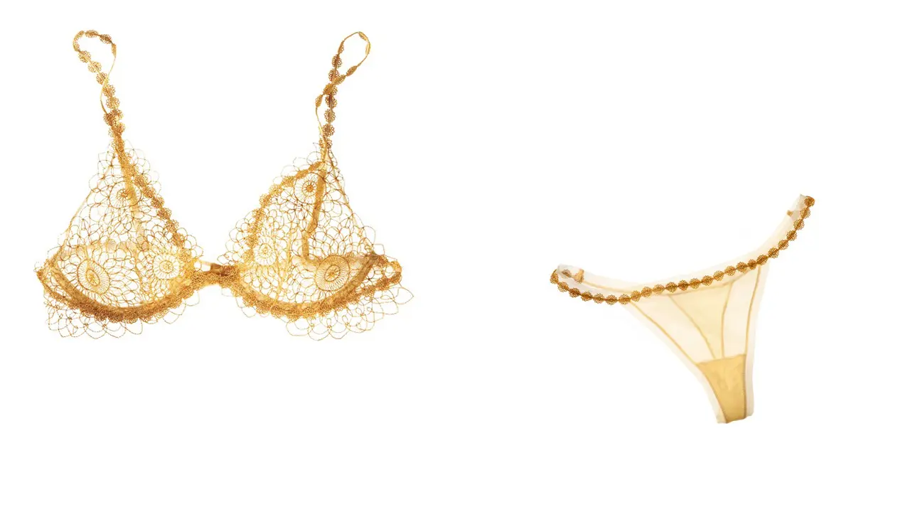 La Perla Gold Lingerie 60 Anniversary 1214