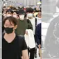 Airport Fashion aktor Korea Selatan, Kim Seon Ho, saat meninggalkan Thailand melalui Bandara Internasional Suvarnabhumi Bangkok menjadi sorotan (Sumber Gambar: Twitter)