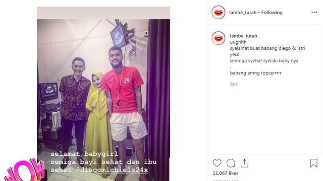 Diego Michiels (Foto: Instagram/@lambe_turah)