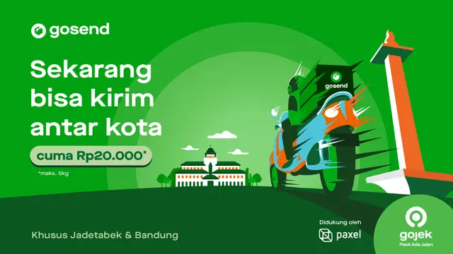 Paxel dan Gojek Luncurkan Layanan Instan Pengiriman Barang  Jadetabek-Bandung Hanya Rp20.000