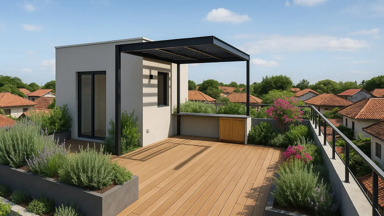 8 Model Rumah Minimalis Dengan Rooftop Garden, Solusi Nuansa Hijau di ...