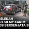 KPK menggeledah rumah pribadi Wakil Menteri Imigrasi dan Pemasyarakatan (Imipas) Silmy Karim di kawasan Kebayoran Baru. Tampak sejumlah personel Brimob bersenjata laras panjang terlihat berjaga.