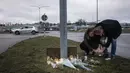 Penembakan menargetkan pusat pendidikan orang dewasa di kompleks dengan sekolah-sekolah lain di Kampus Risbergska, Orebro, sebuah kota yang berlokasi sekitar 200 kilometer dari Stockholm. (Jonathan NACKSTRAND/AFP)