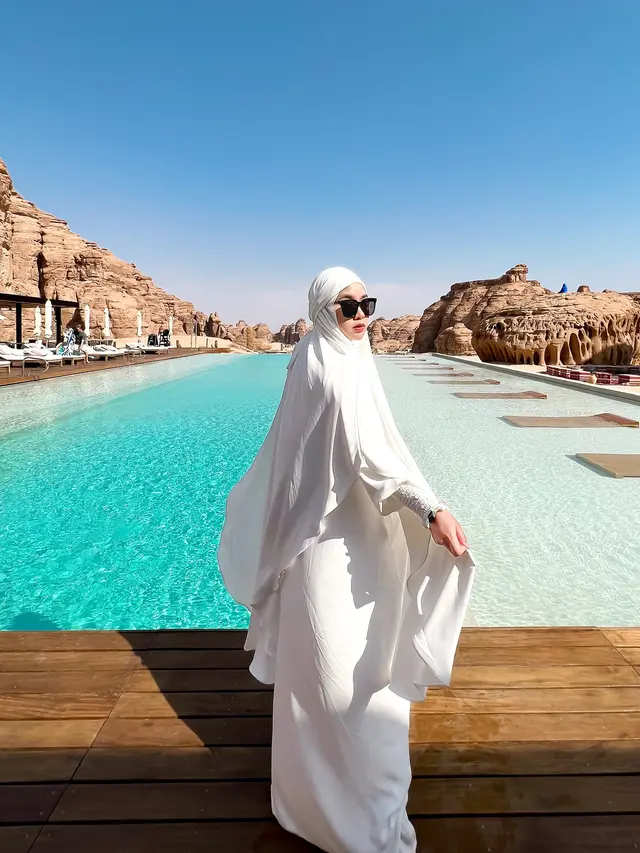 Usai Jalani Umrah, Ini 7 Momen Baby Moon Anisa Rahma Bersama Suami di AlUla