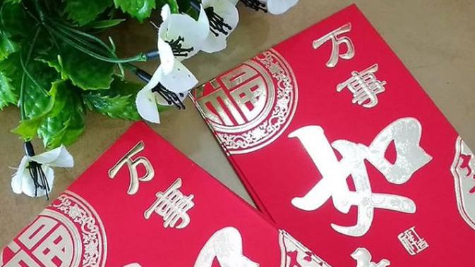 Angpao berasal dari bahasa Mandarin yang berarti amplop merah. (dok. Instagram @ringan_tulungagung/https://www.instagram.com/p/BtPqmyWBgvk/Esther Novita Inochi)