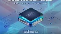 Realme C3 yang diperkuat MediaTek Helio G70 dipastikan akan rilis di Tanah Air (sumber: Realme)