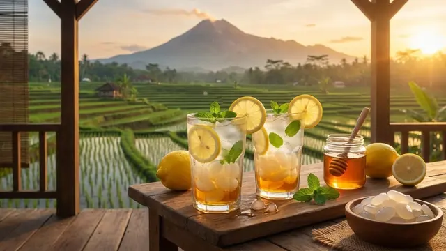 Kolang Kaling Campur Madu
