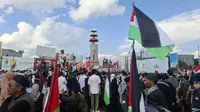 Ribuan Warga Lampung Turun ke Jalan Dukung Palestina: Tutup Keran Produk Israel di Indonesia