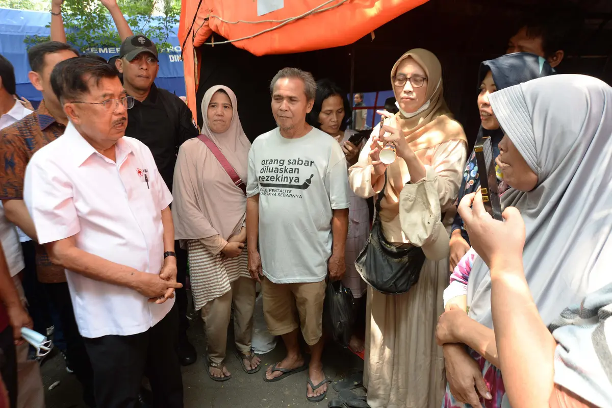 Ketua Umum Palang Merah Indonesia (PMI), Jusuf Kalla atau JK