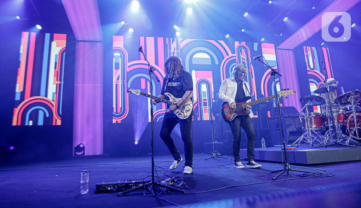 The Chicago Experience tampil sekitar satu jam di hari pertama.  (Liputan6.com/Faizal Fanani)