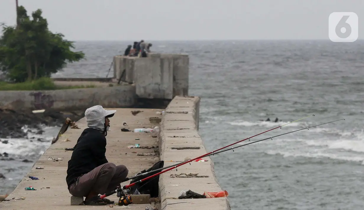 Pemerintah berencana akan membangun tanggul laut sepanjang 700 km dari Banten hingga Jawa Timur. (Liputan6.com/Herman Zakharia)