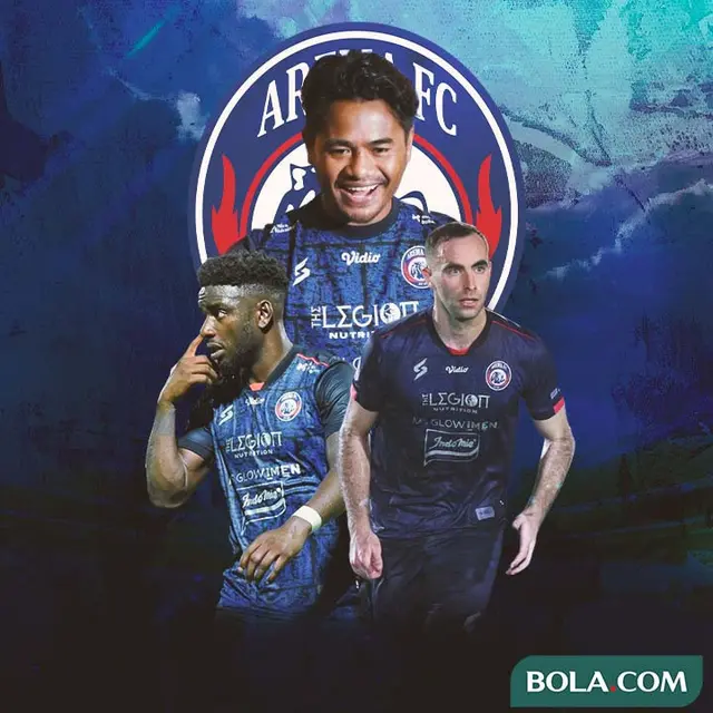Arema FC - Abel Camara, Sergio Silva, Ilham Udin