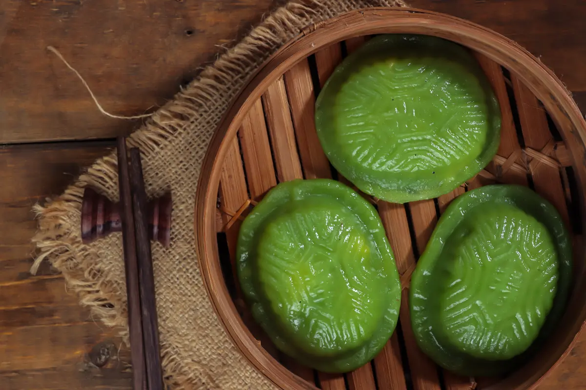 resep kue thok pandan