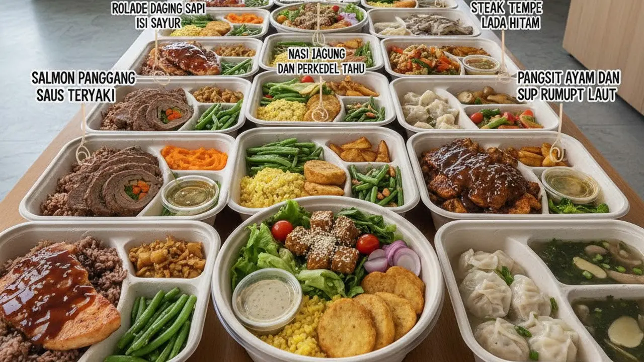 Menu catering sehat (Gemini AI)