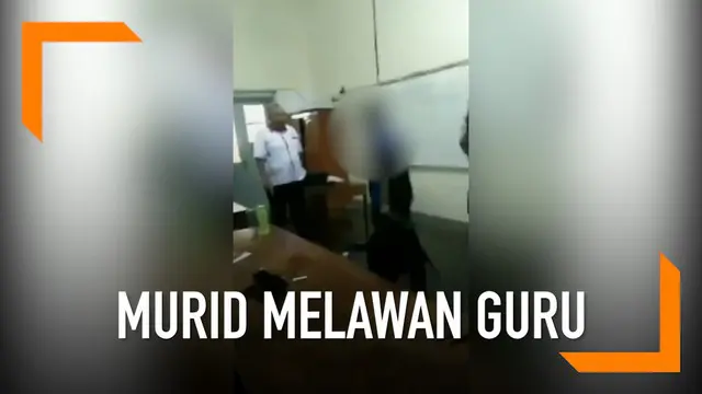 Seorang siswa di Yogyakarta nekat melawan gurunya karena tak terima ponselnya disita saat akan ujian.