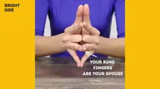 Cincin kawin dikenakan di jari manis, mengapa? Ini penjelasannya. Sumber: Brightside.me.
