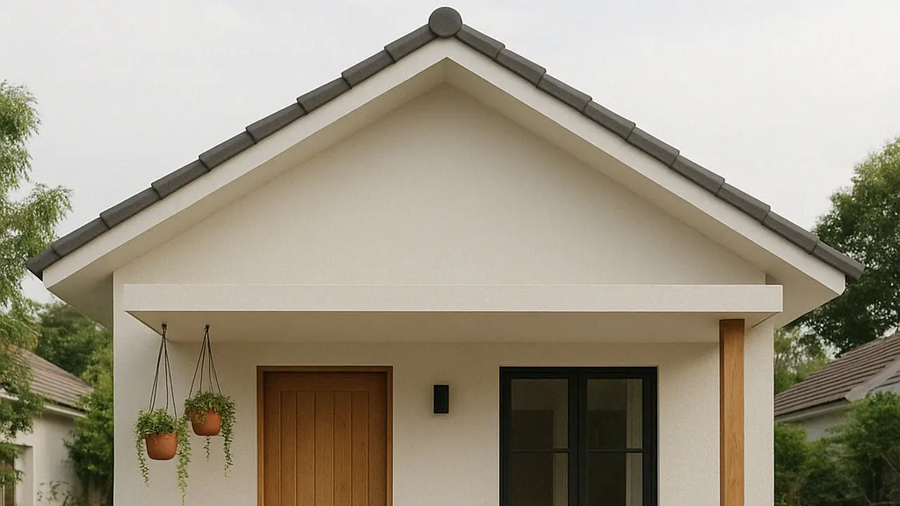 Rumah Minimalis Satu Lantai dengan Teras Depan (Foto: Rizka Nur Laily via ChatGPT)